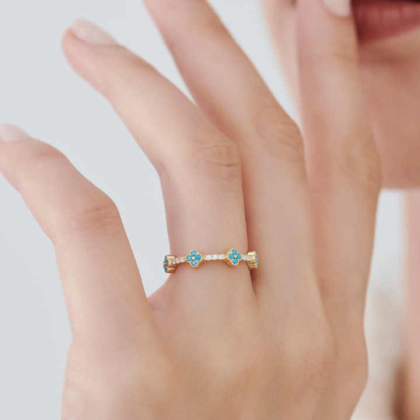 Handmade Fine Diamond Full Eternity Wedding Rings